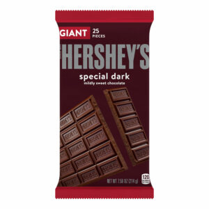 Hershey's Chocolate Bar – braces-friendly candy option