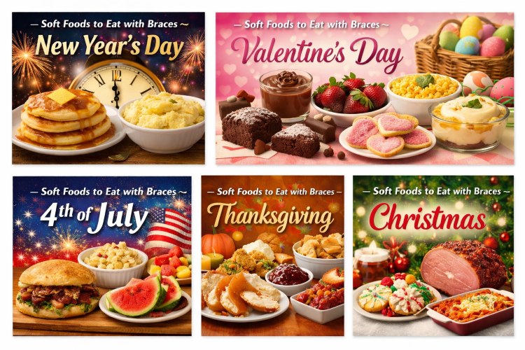 Soft foods for braces for each holiday