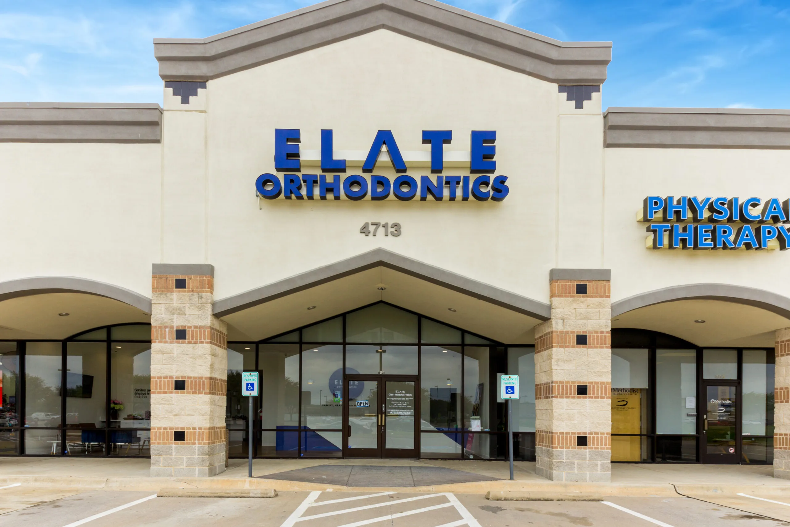 Elate Orthodontics office interior in Frisco and The Colony Texas